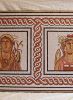 Reproduktion römisches Mosaik Allegorische Darstellung von Herbst und Winter